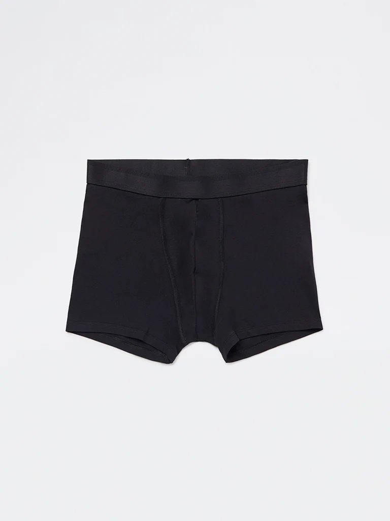 WES Lounge Grey Relaxed-Fit Cotton-Blend Trunks - Pack of 3 - Image 3