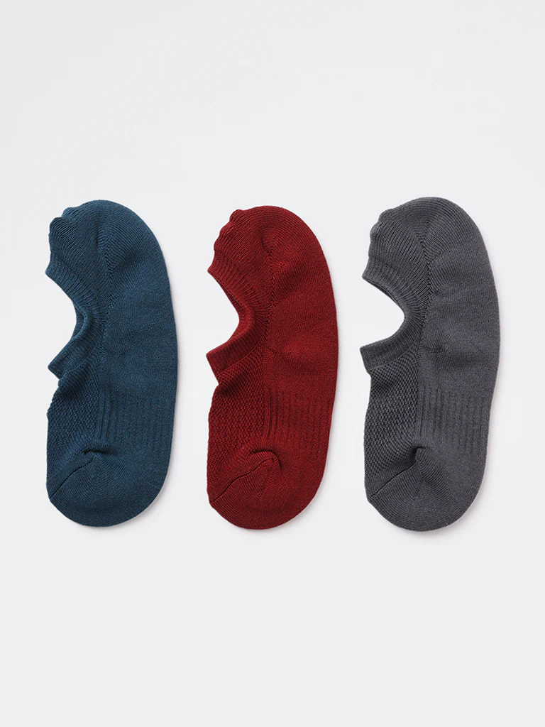 WES Lounge Multicolour Cotton-Blend Socks - Pack of 3