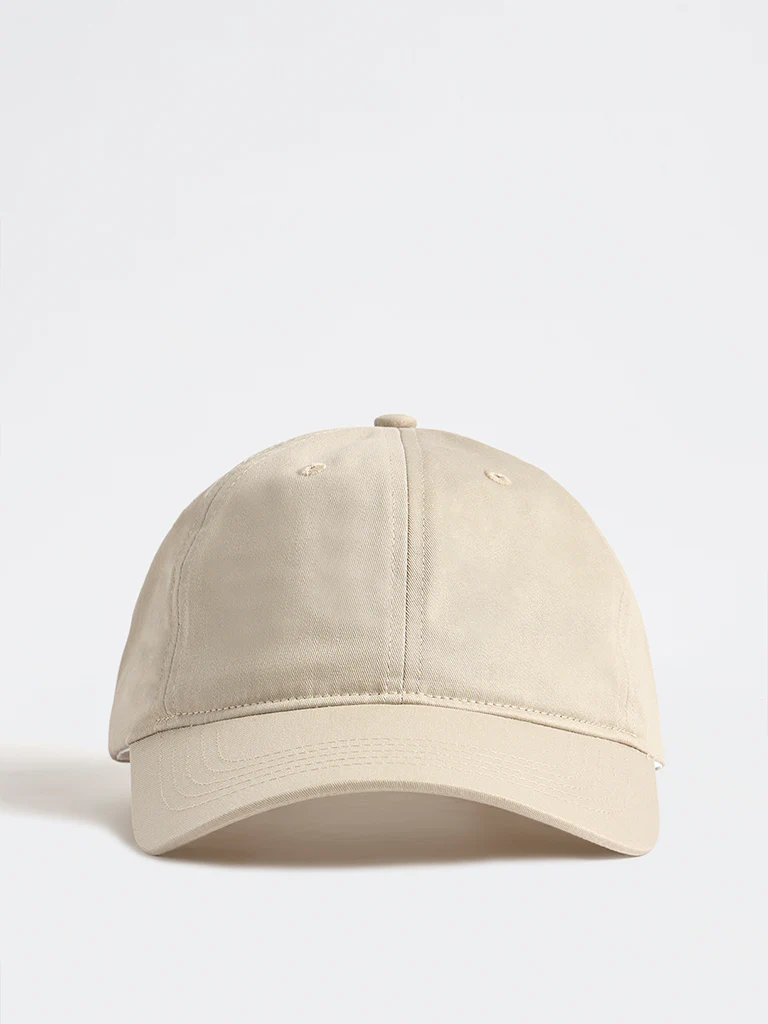 Westside Accessories Beige Solid Cap