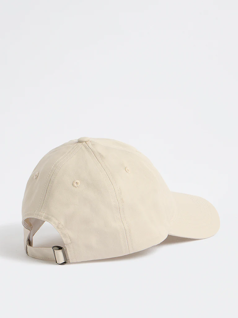 Westside Accessories Beige Twill Cap - Image 2
