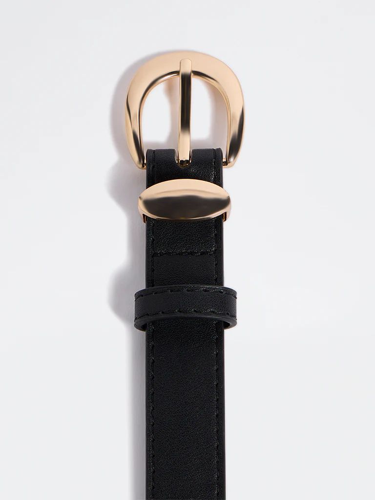 Westside Accessories Black Buckle Belt - Image 3