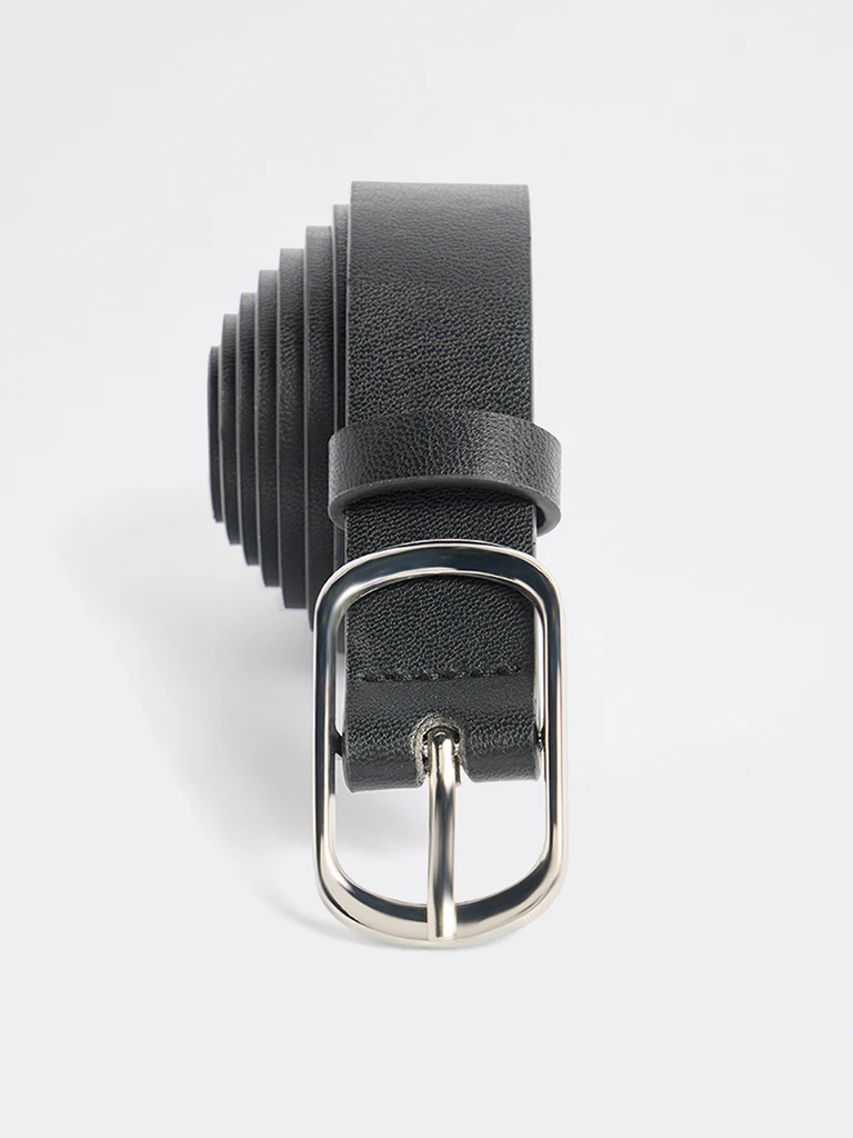 Westside Accessories Black Buckled Belt
