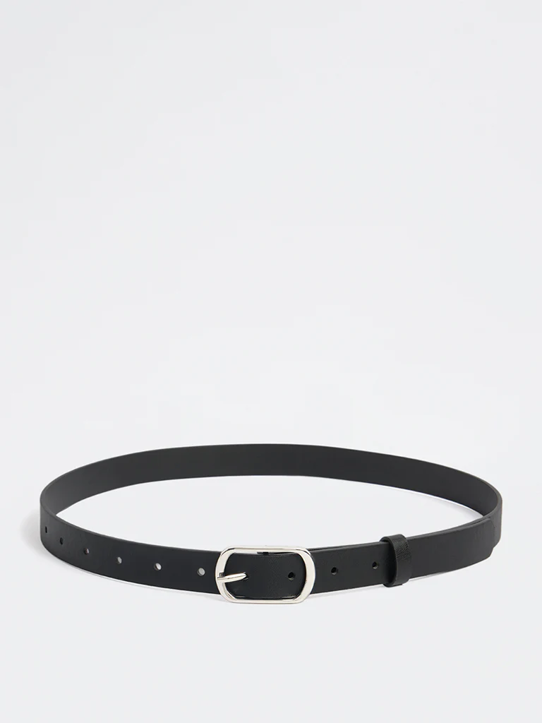 Westside Accessories Black Buckled Belt - Image 2