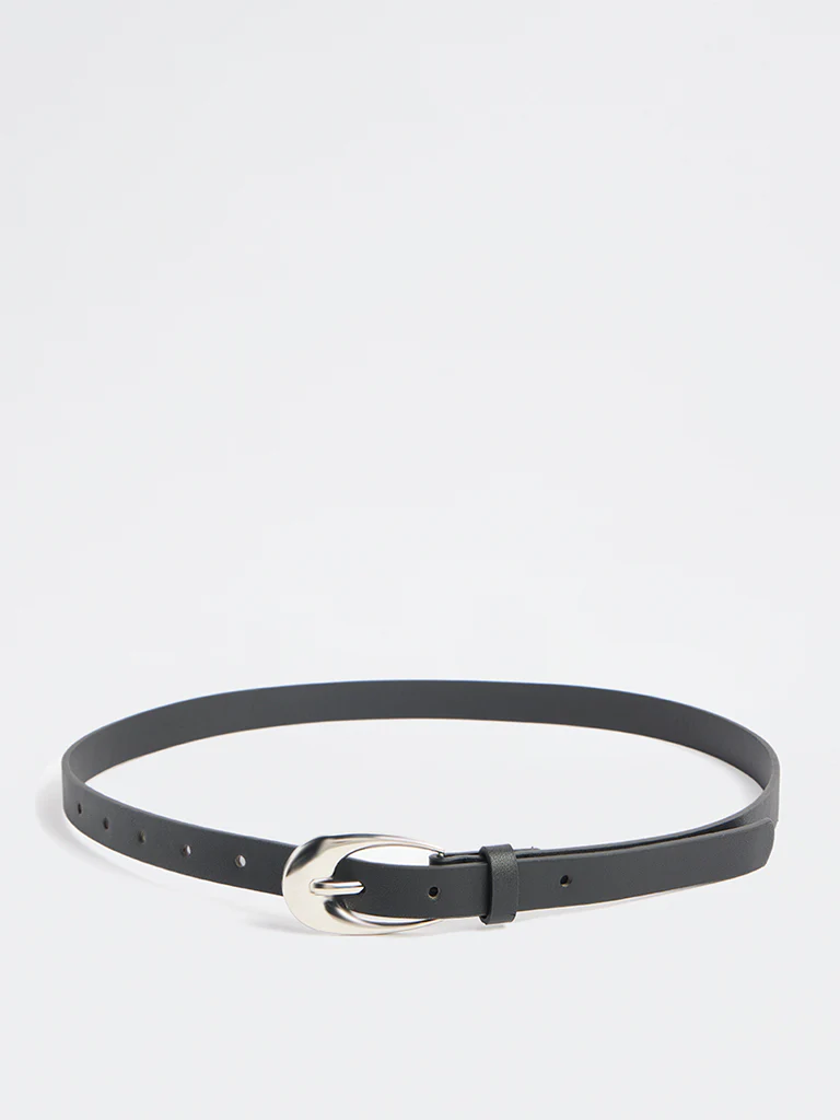 Westside Accessories Black Buckled Belt - Image 2