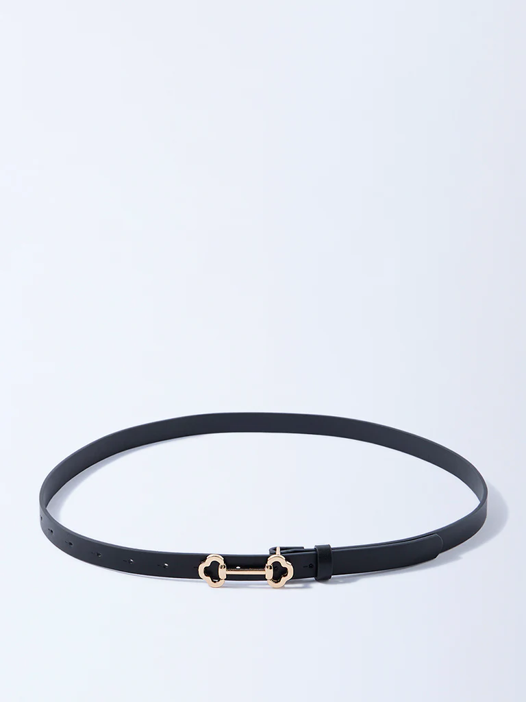 Westside Accessories Black Clip Buckle Belt
