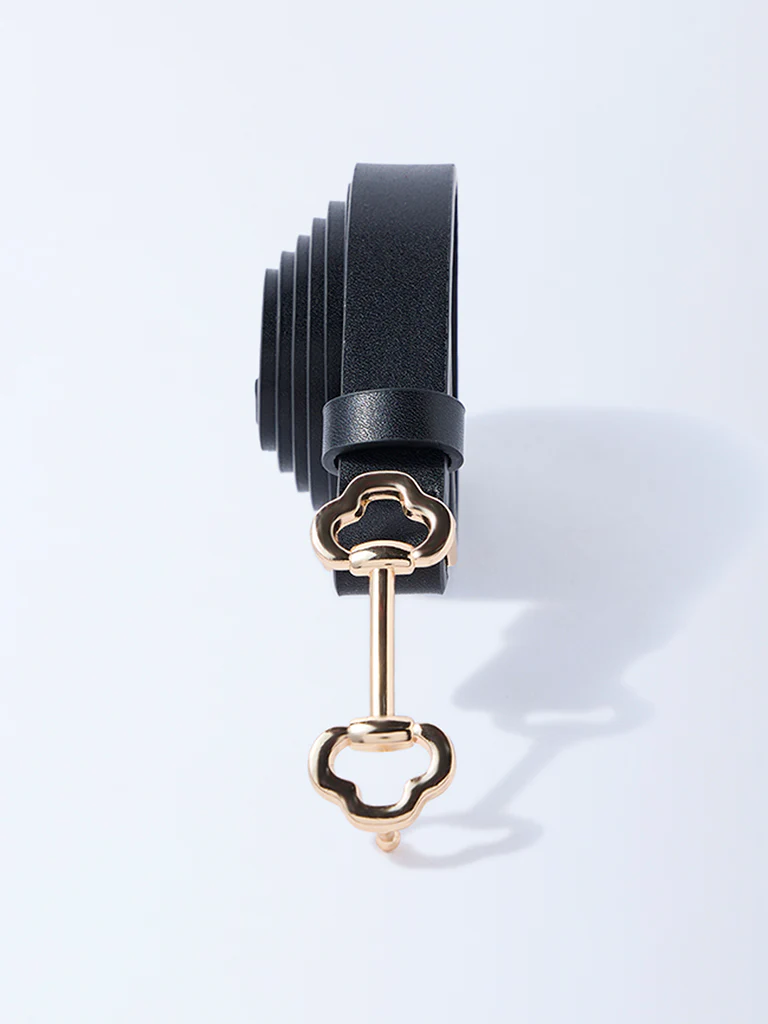 Westside Accessories Black Clip Buckle Belt - Image 2