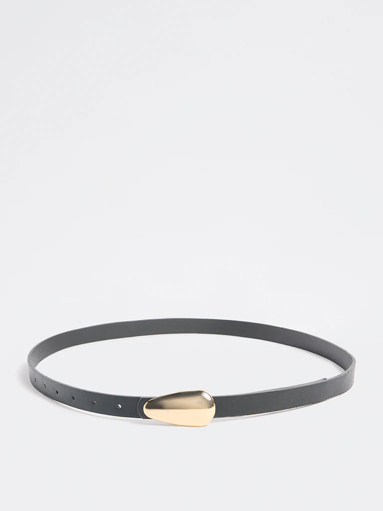 Westside Accessories Black Droplet Buckle Belt