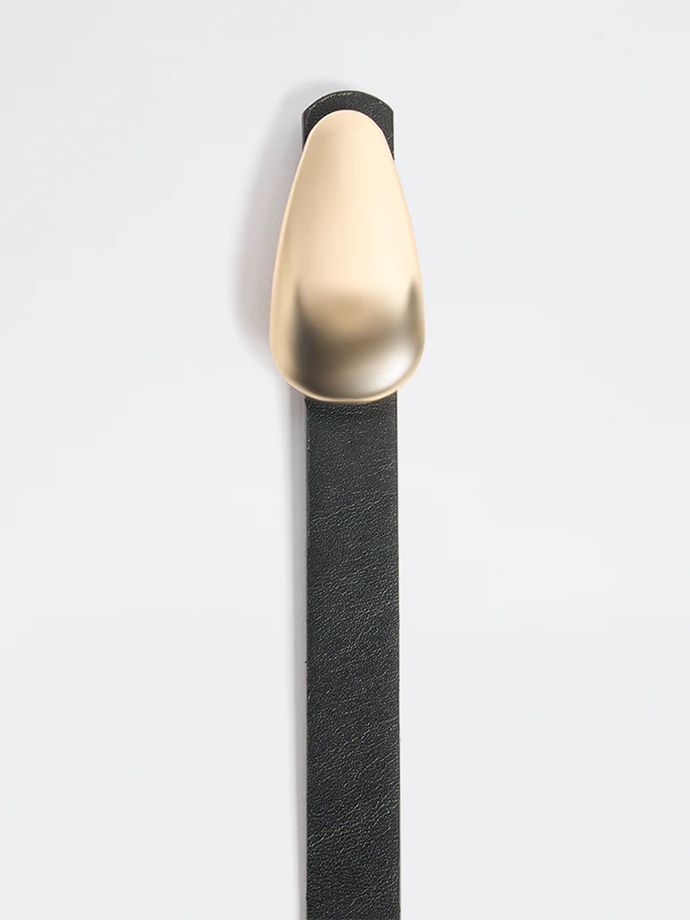 Westside Accessories Black Droplet Buckle Belt - Image 2