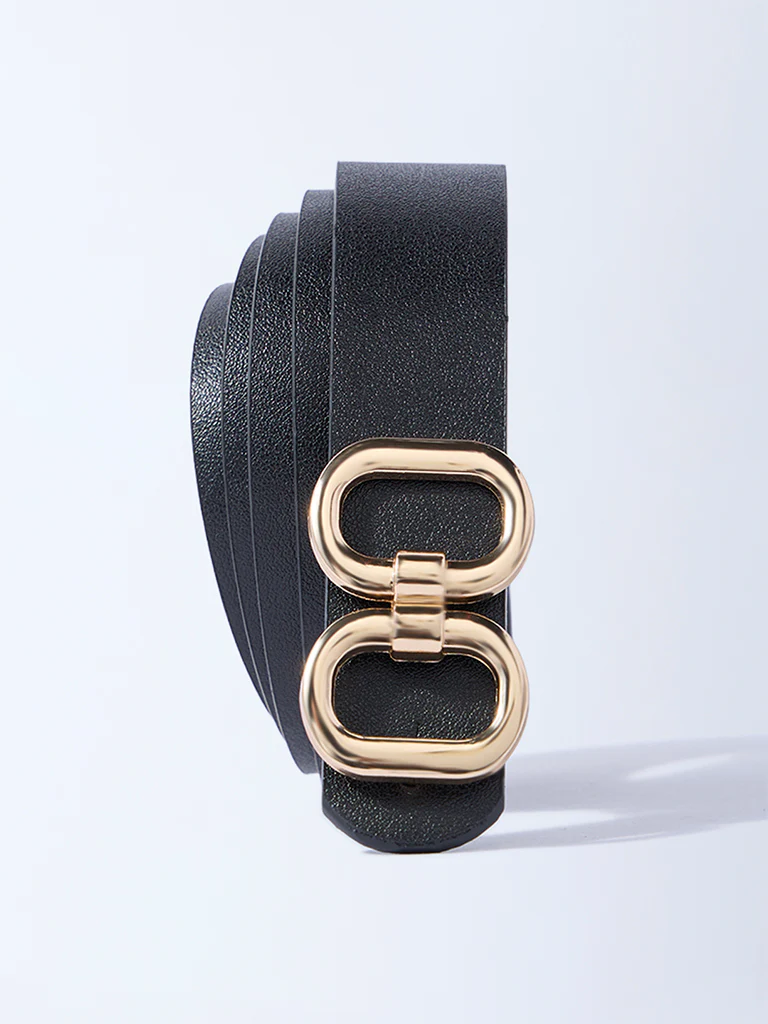 Westside Accessories Black Dual Buckle Belt - Image 2