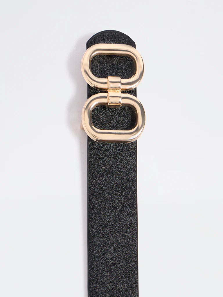 Westside Accessories Black Dual Buckle Belt - Image 3