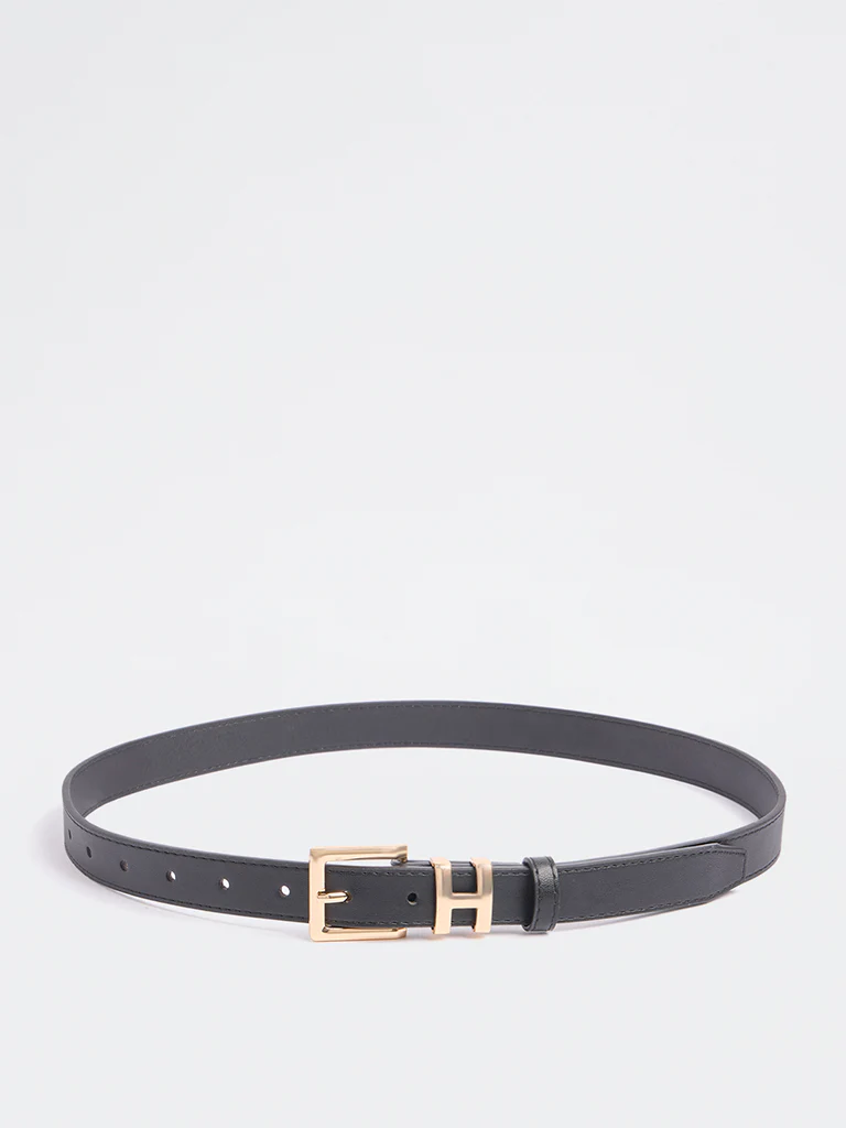 Westside Accessories Black H-Buckle Belt - Image 2