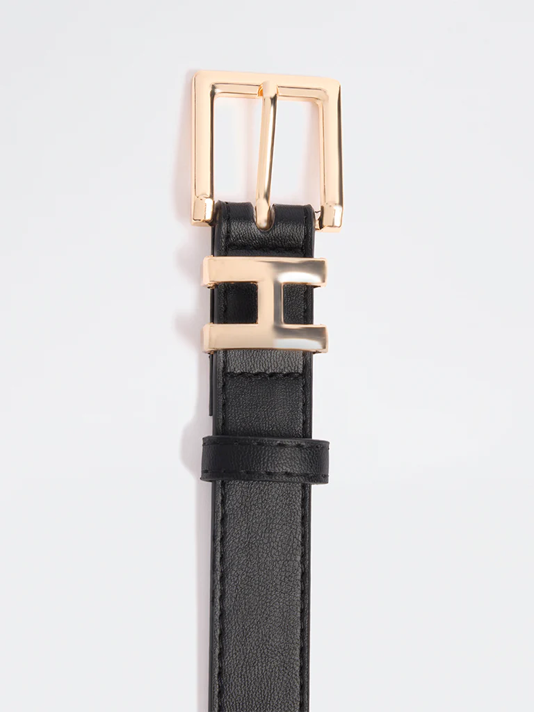 Westside Accessories Black H-Buckle Belt - Image 3
