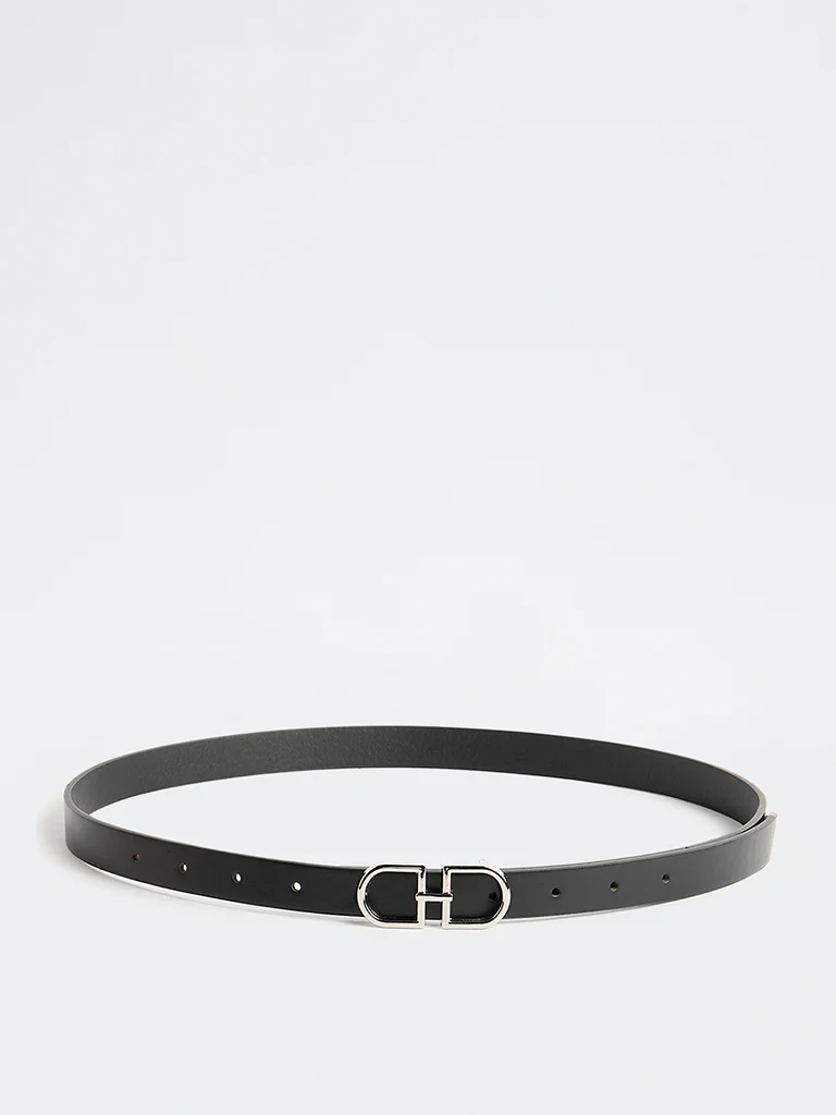 Westside Accessories Black Saddle Buckle Belt - Image 2