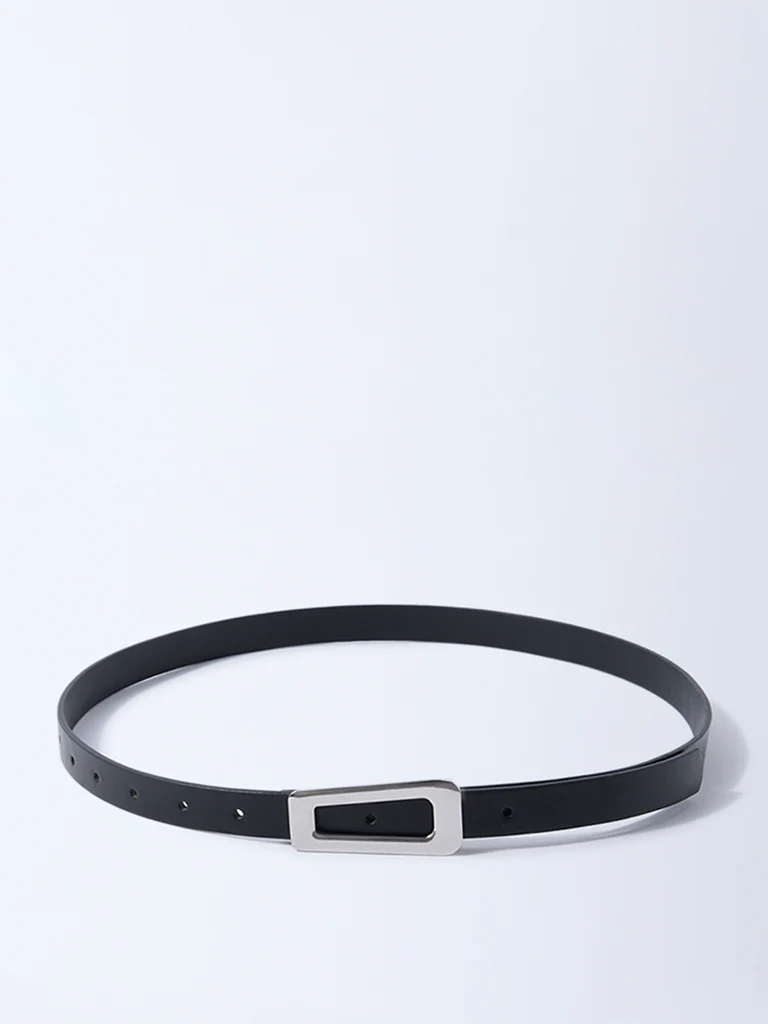 Westside Accessories Black Triangle Buckle Belt