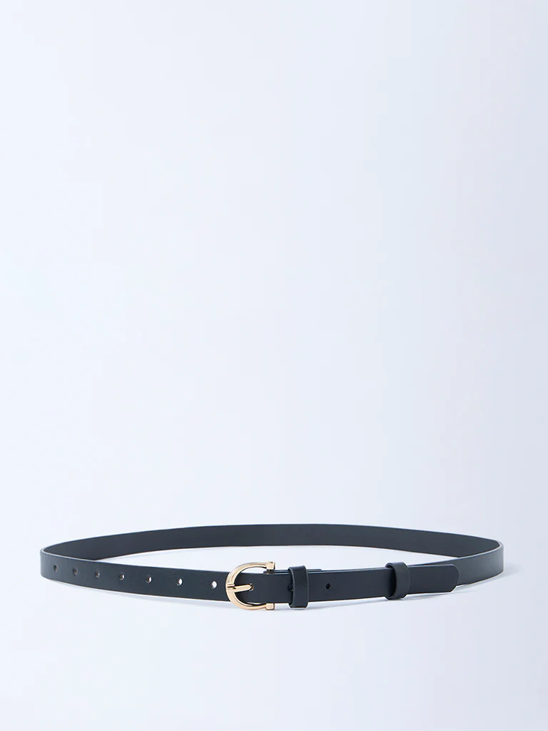 Westside Accessories Black U-Buckle Belt