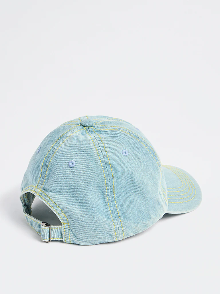 Westside Accessories Blue Denim Twill Cap - Image 2