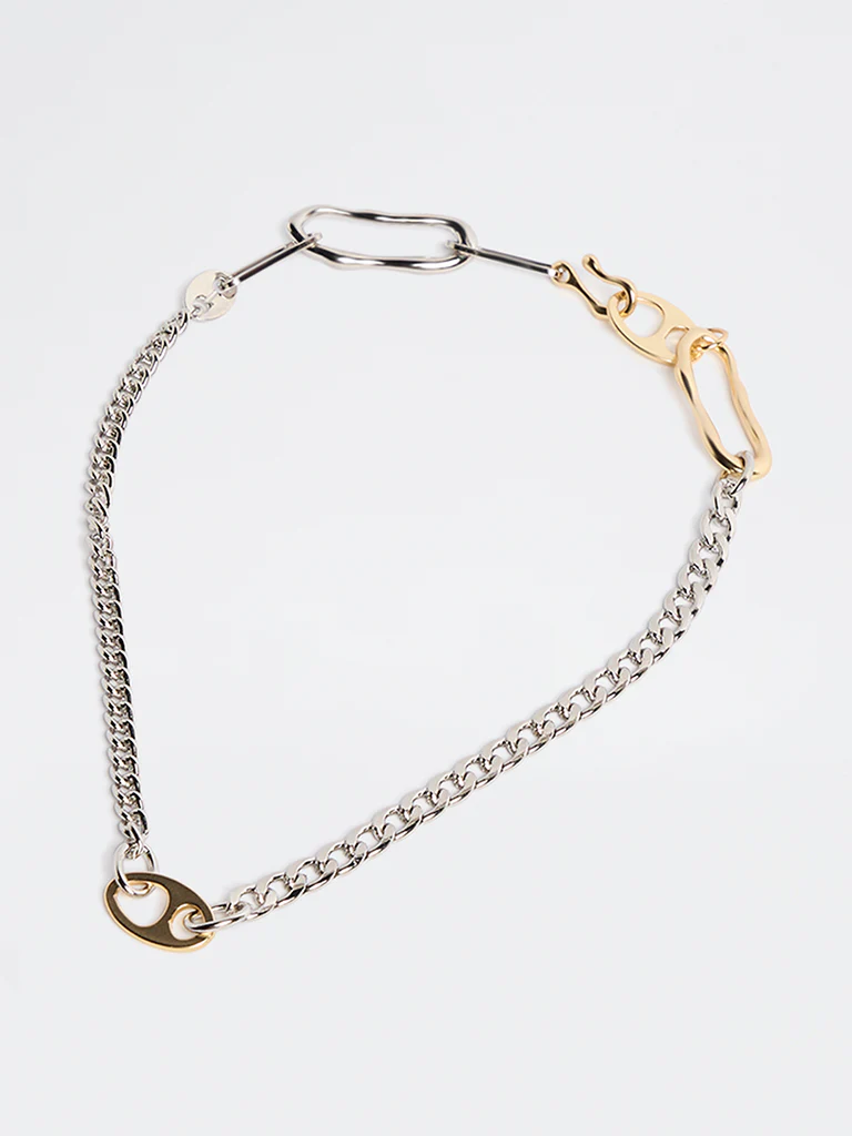 Westside Accessories Gold and Silver Link Chain Necklace - Image 2