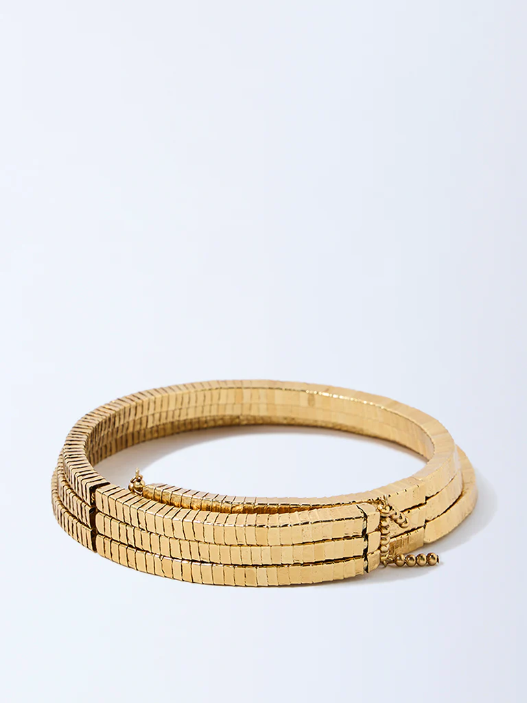 Westside Accessories Gold Choker Statement Necklace - Image 2