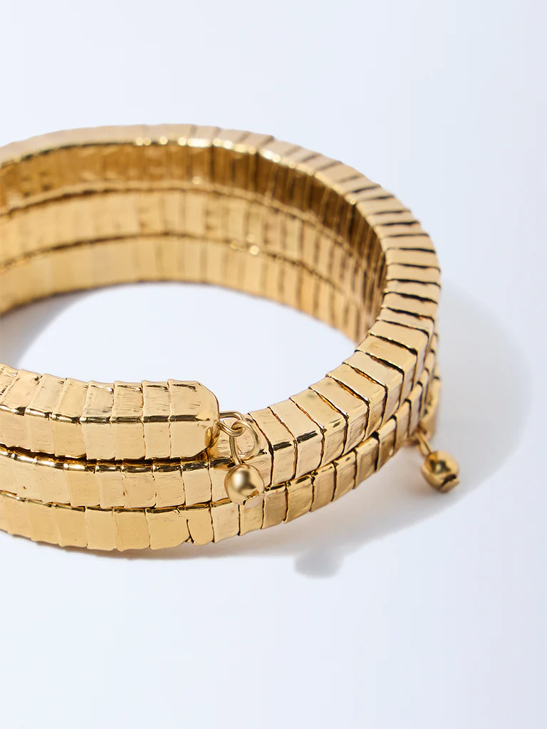 Westside Accessories Gold Coil Bracelet - Image 3