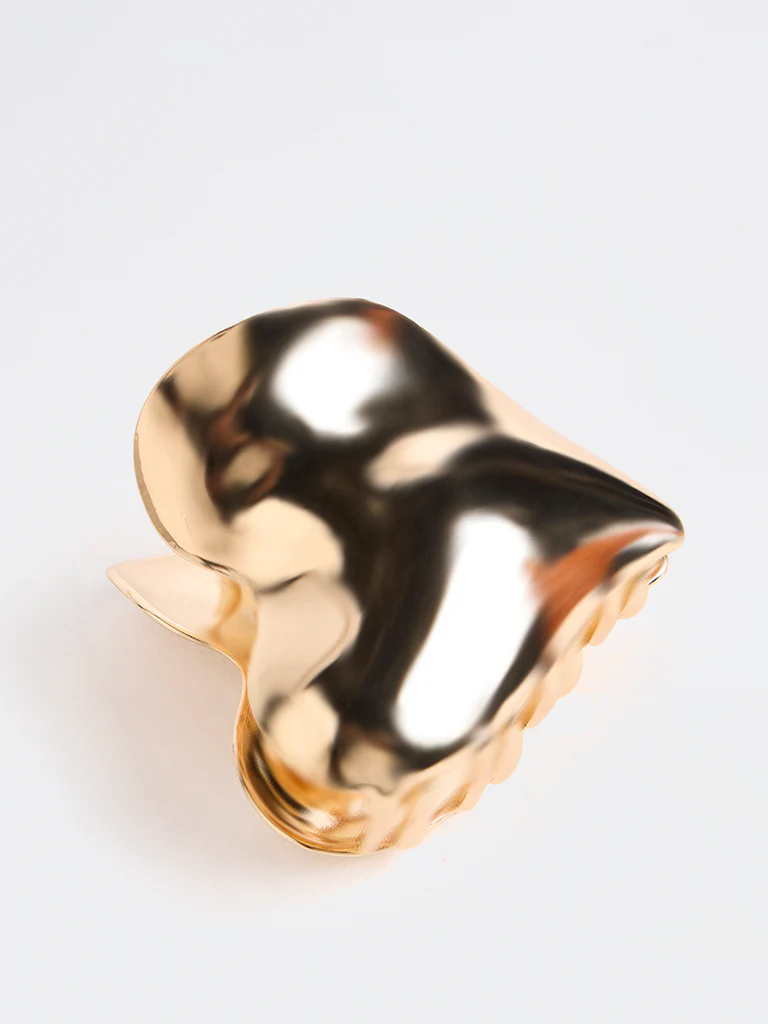 Westside Accessories Gold Heart Claw Clip - Image 2