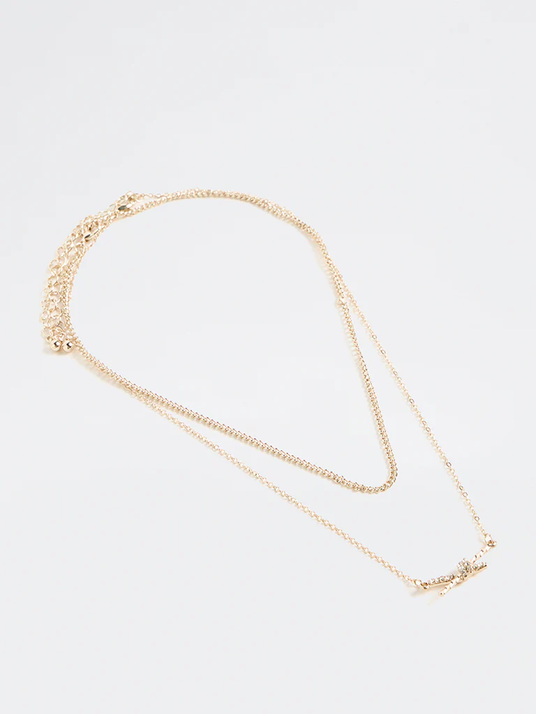 Westside Accessories Gold Knot Necklaces - Pack of 2 - Image 2