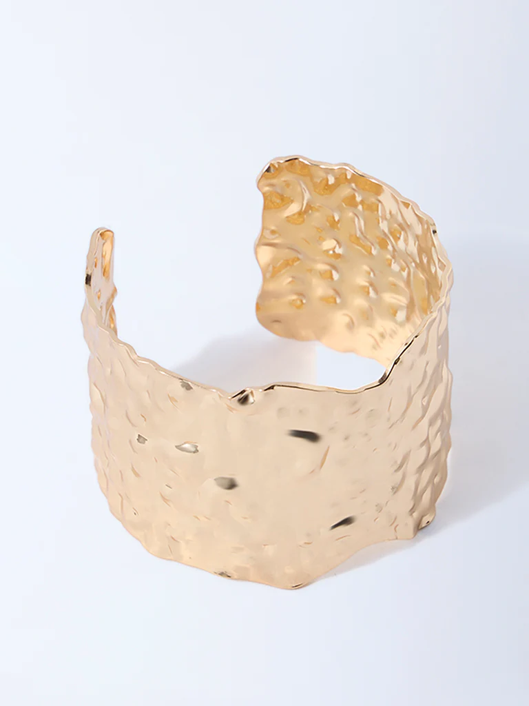 Westside Accessories Gold Molten Statement Bracelet - Image 2