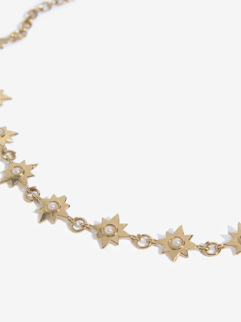 Westside Accessories Gold Star-Links Necklace - Image 3