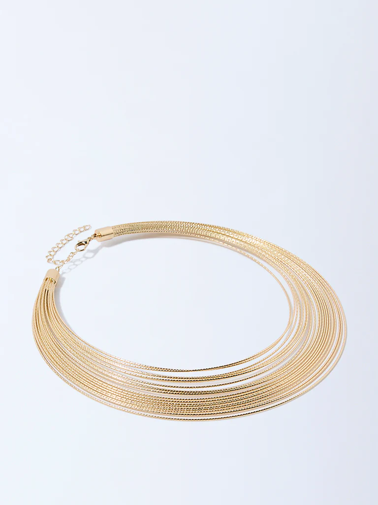Westside Accessories Gold Statement Collar Necklace - Image 2