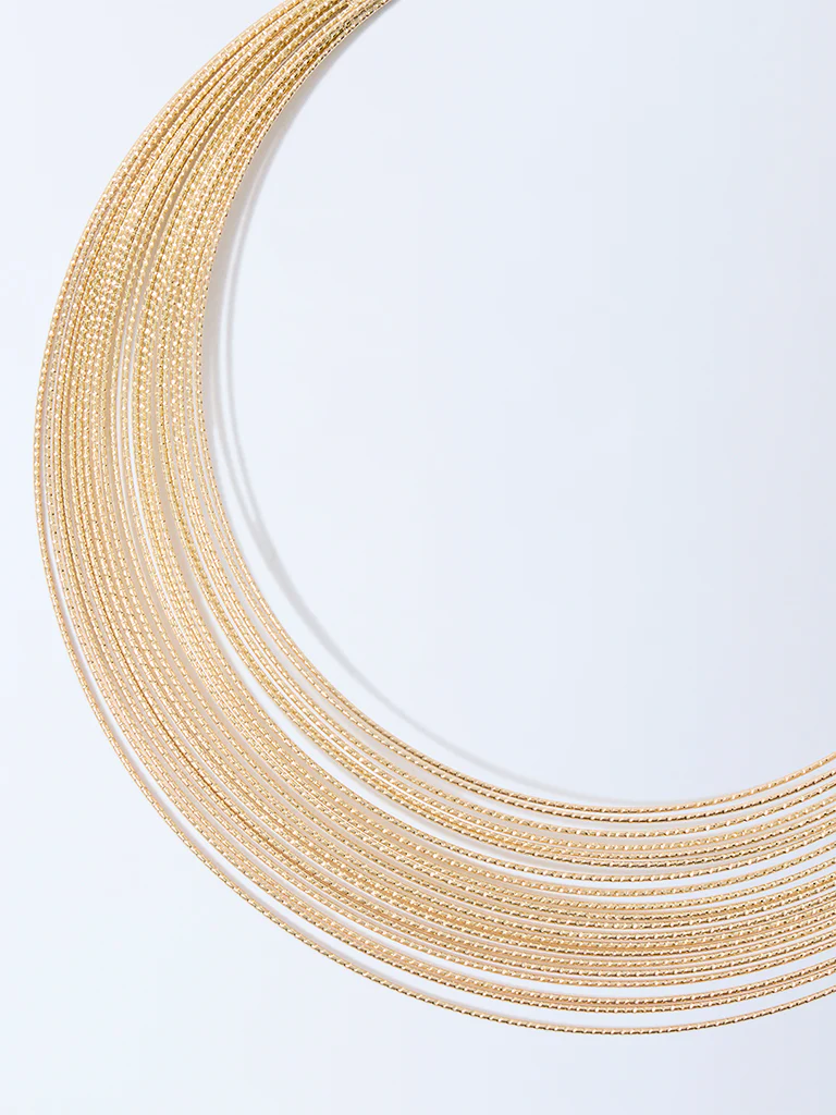 Westside Accessories Gold Statement Collar Necklace - Image 3