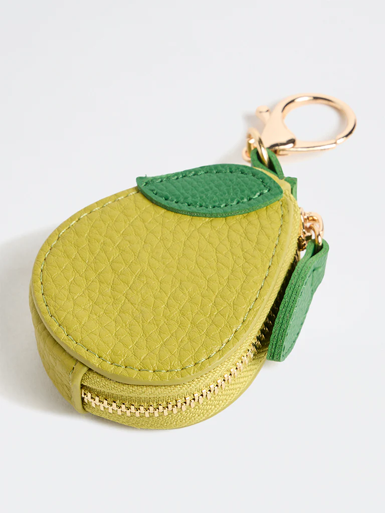 Westside Accessories Green Textured Avocado Bag Charm - Image 2
