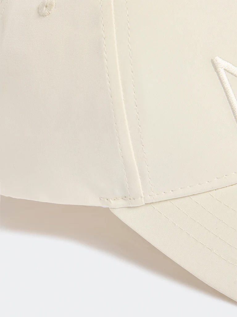 Westside Accessories Ivory Text Design Cap - Image 3