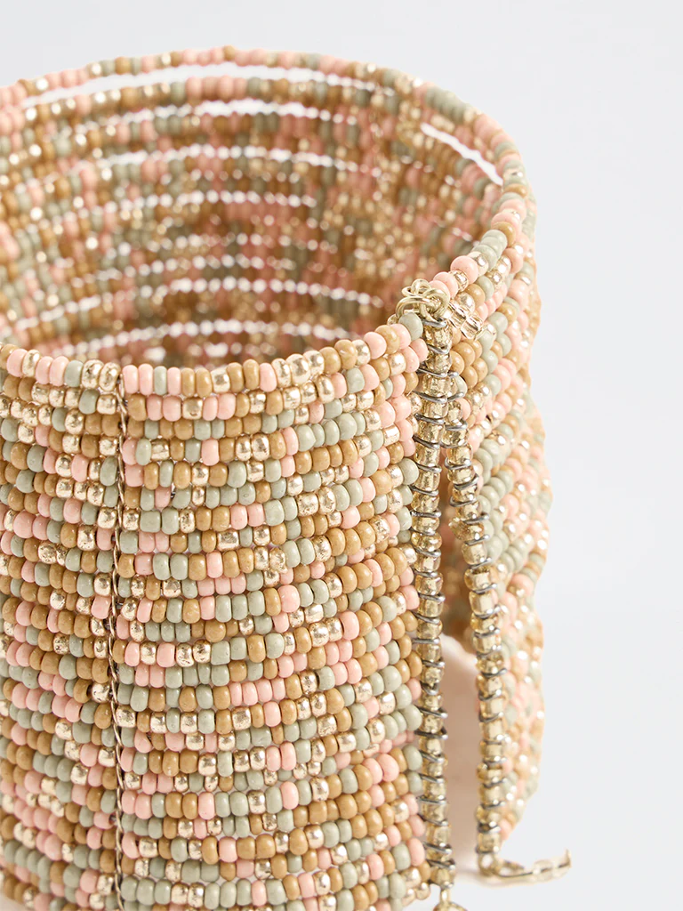 Westside Accessories Multi Color Beaded Cuff - Image 3