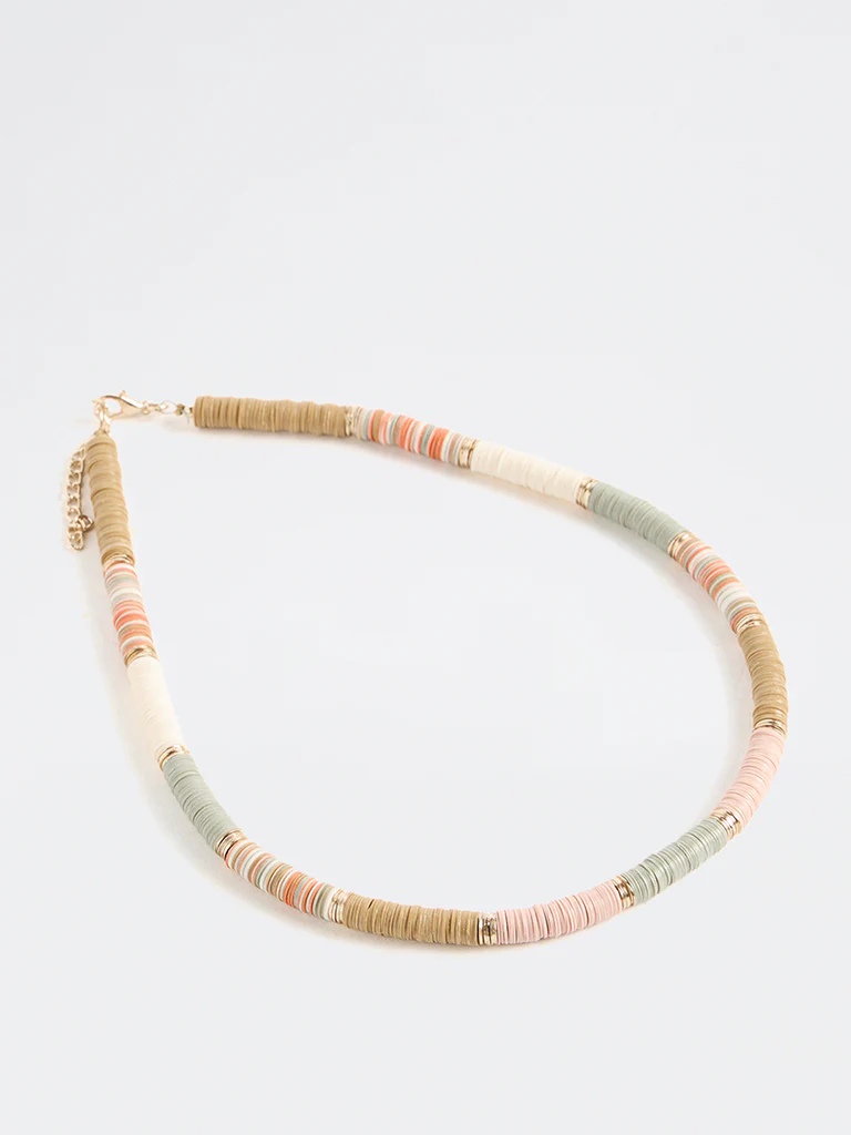 Westside Accessories Multi Color Beaded Necklace - Image 2