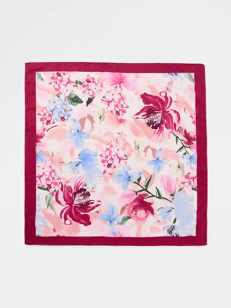 Westside Accessories Multicolour Floral Print Scarf - Image 3