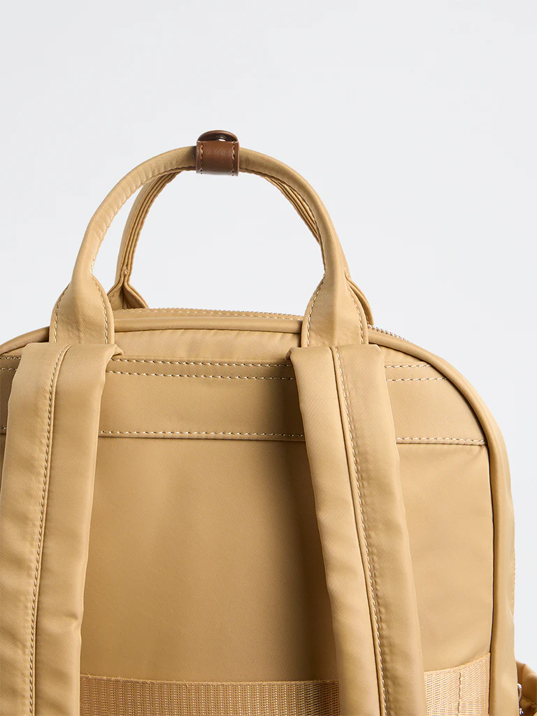 Westside Beige Travel Backpack - Image 3