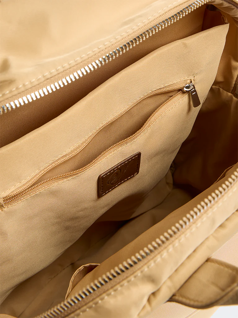 Westside Beige Travel Backpack - Image 4