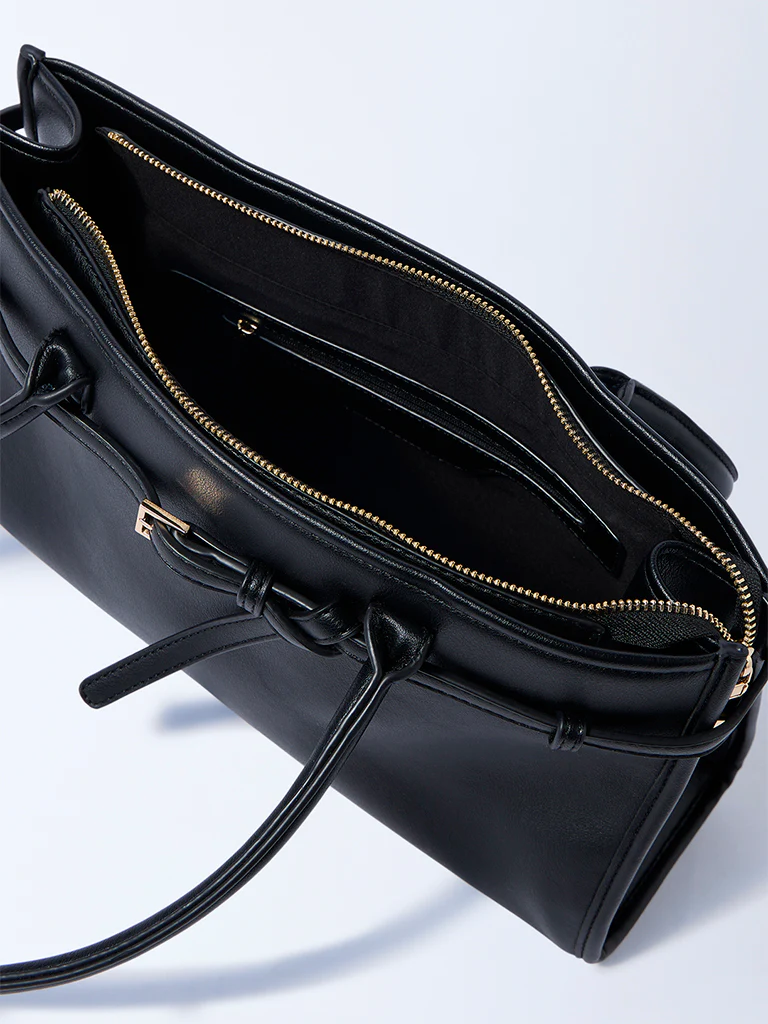 Westside Black Satchel Bag - Image 2