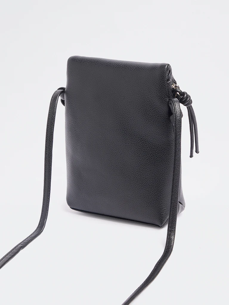 Westside Black Textured Mobile Sling Bag - Image 2