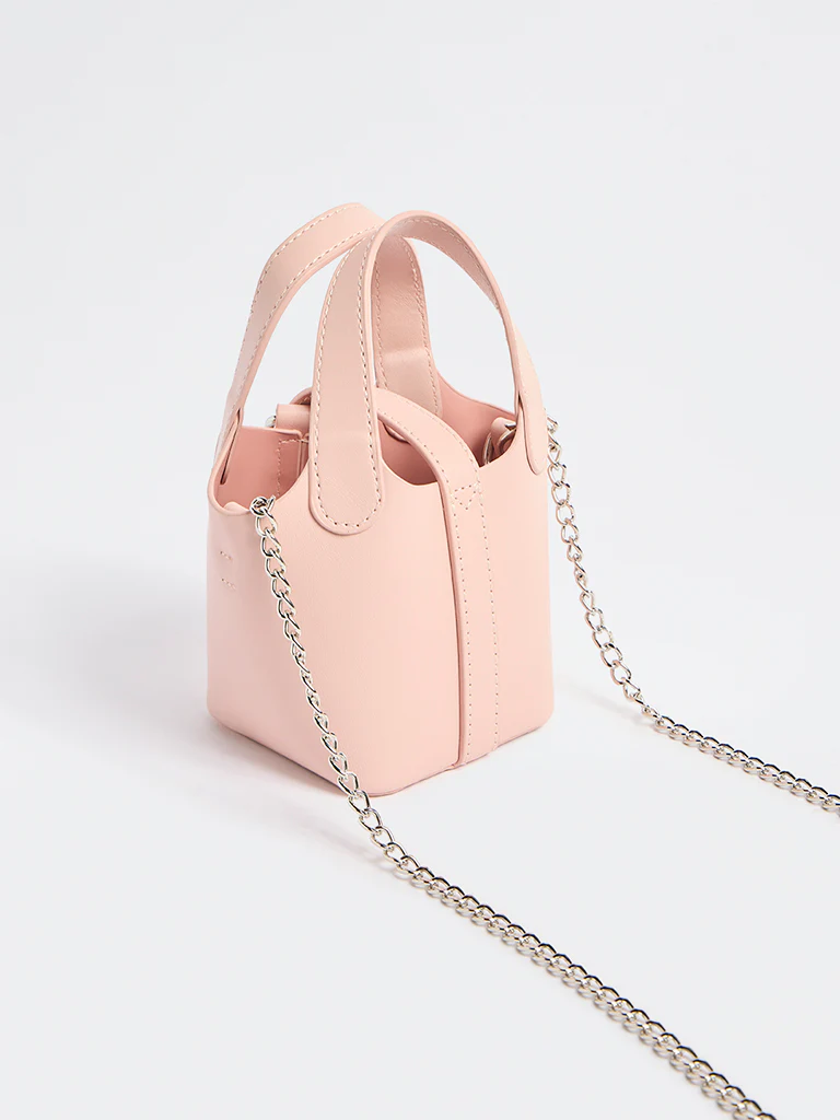 Westside Blush Pink Nano Bucket Bag - Image 2