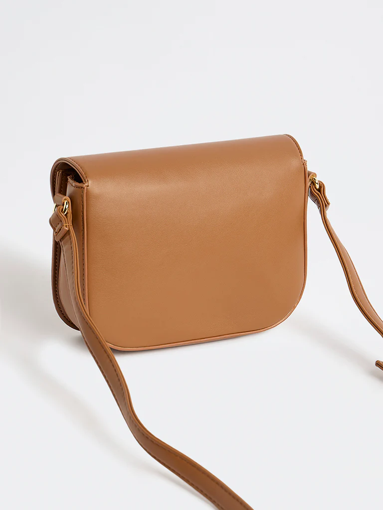Westside Brown Crossbody Sling Bag - Image 2