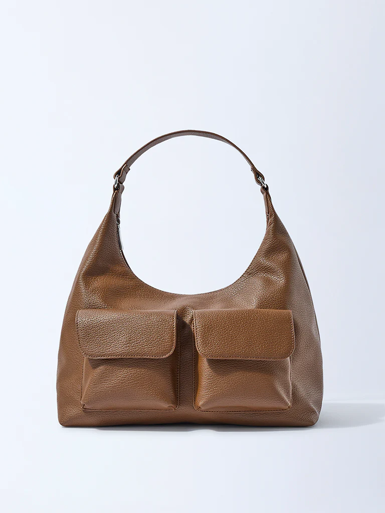 Westside Brown Hobo Shoulder Bag
