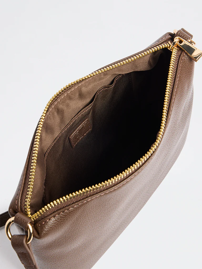 Westside Brown Pouch with Sling Handle - Image 4