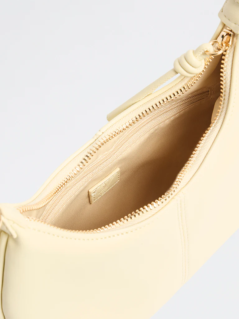 Westside Cream Crescent Sling Bag - Image 4