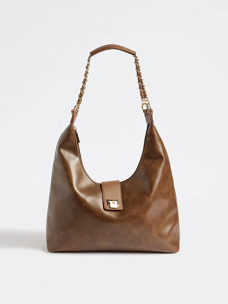 Westside Dark Brown Shoulder Bag
