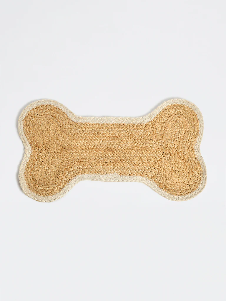 Westside Home Beige Jute Pet Placemat - Image 2