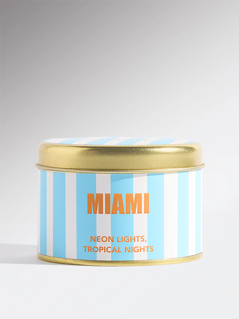 Westside Home Blue Miami Fragrance Candle - Image 2