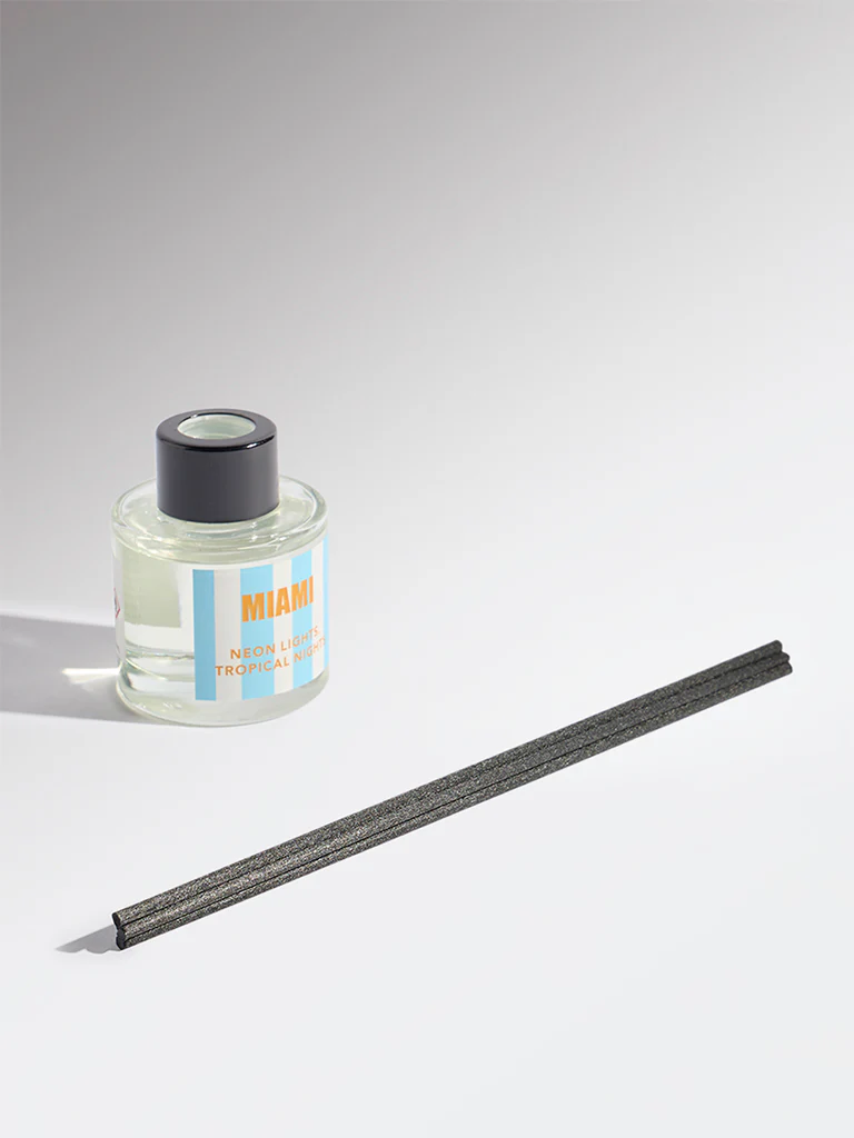 Westside Home Blue Miami Fragrance Diffuser with Five Reed Sticks - Image 2
