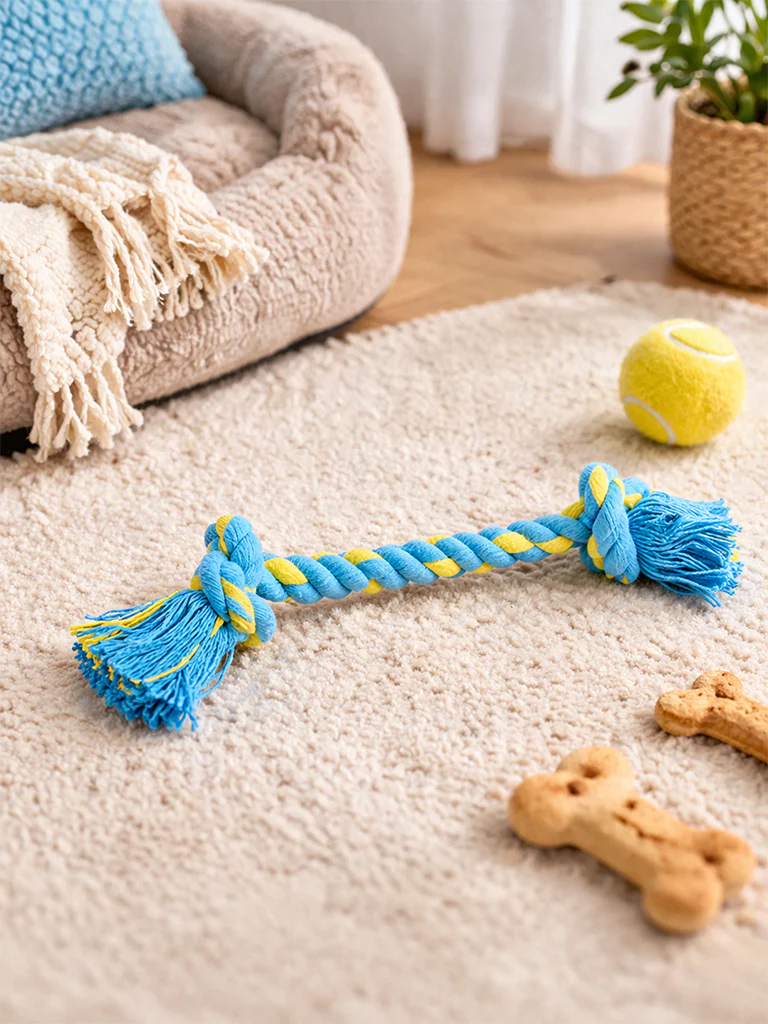 Westside Home Blue Twisted Rope Pet Toy - Image 2