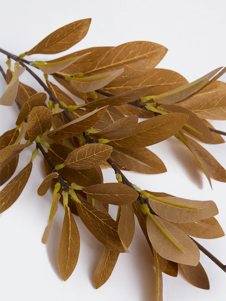 Westside Home Brown Artificial Bay Leaf Plant - Image 3