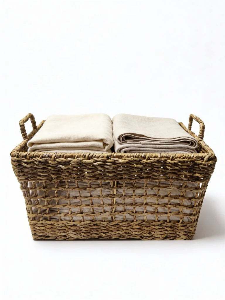Westside Home Brown Open Weave Basket - Image 3